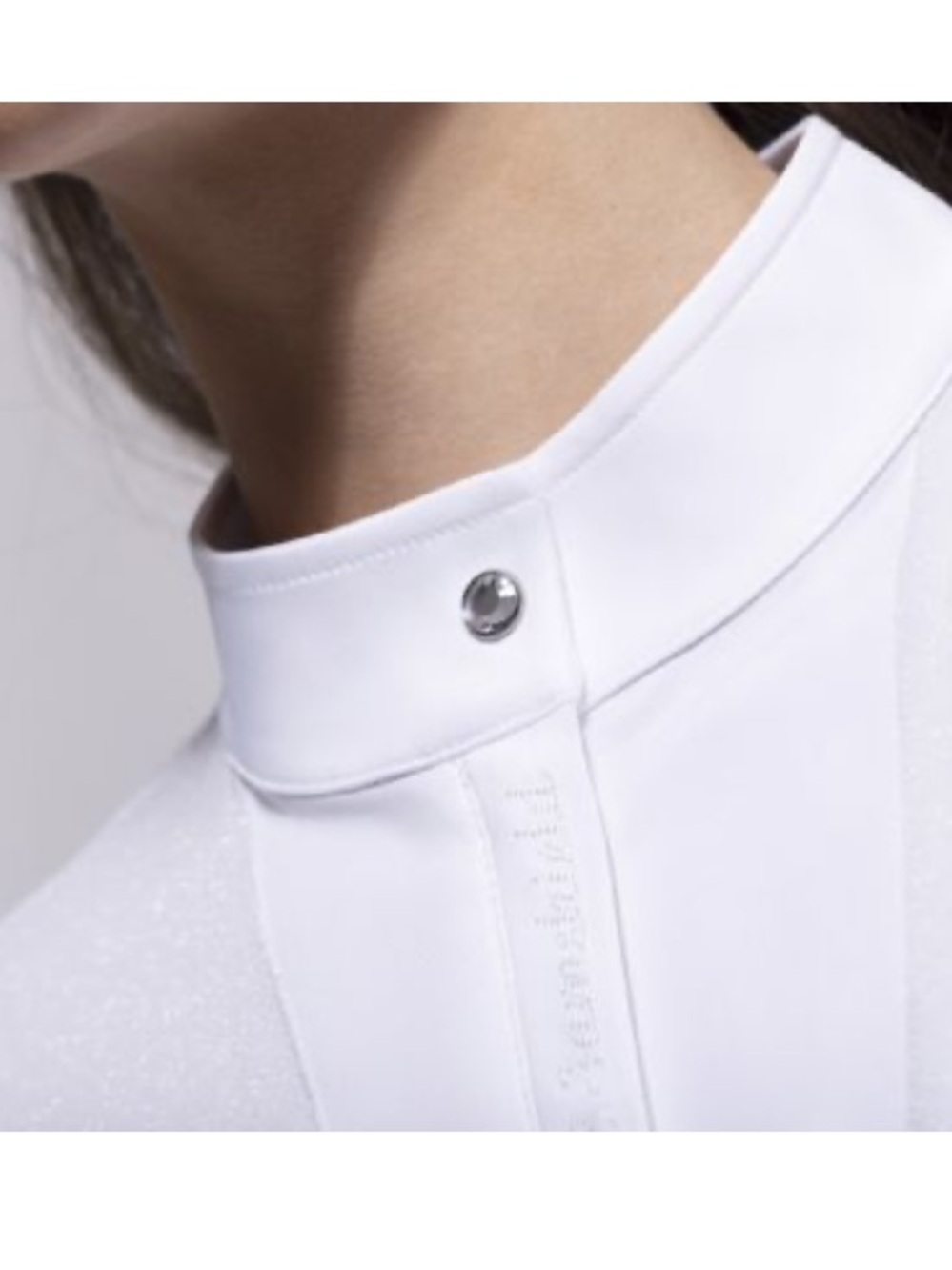 Samshield faustina long sleeve show shirt is very pale grey. Glitter - Picture 2 of 12